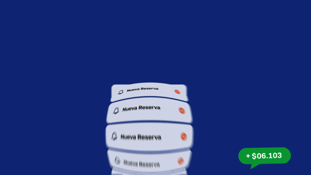 FYNZA – reservas entrando en la plataforma